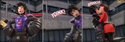 elastigirl, helen_parr, hiro_hamada, big_hero_6, the_incredibles