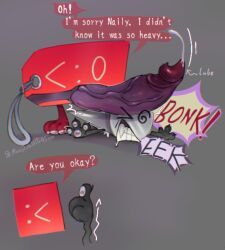 naily_(bfdi), price_tag_(bfdi), battle_for_dream_island, bfb, bfdi