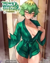 mikadono_miwa, mikadono_sanshimai_wa_angai_choroi, moonbeecreator, bathrobe, bathroom