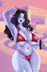 gta_vi_cover_girl, vexoria_the_sun_eater, indie_virtual_youtuber, kairuereiko, 1girl