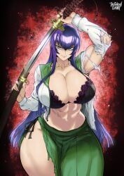 saeko_busujima, highschool_of_the_dead, thegoldensmurf, 1female, 1girl
