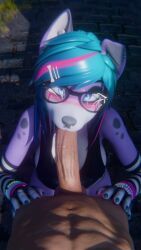 highlandr34, kaylafox, anthro, blowjob, cum