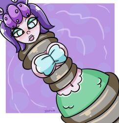 cala_maria, cuphead_(game), daisy-pink71, bondage, breasts