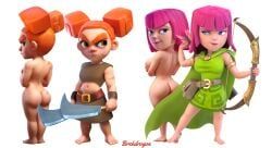 archer_(clash_of_clans), berserker_(clash_royale), clash_(series), clash_royale, brskdrvgon