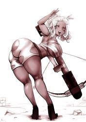 fatima_doubledarts, undead_girl_murder_farce, simp_devil, areola_slip, bent_forward