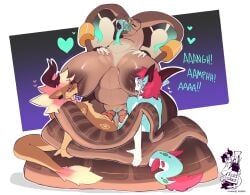eloy_(nsfw_def), koji_(doeboi), kyra_(luvdragon), mythology, kojisauce