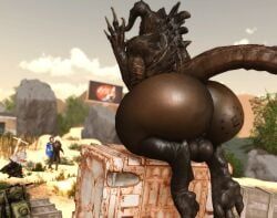 deathclaw, enclaw_(willie_piv), fallout, microsoft, willie_piv