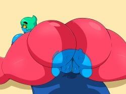 bloob_(omegabrawl), ass, big_ass, bubble_ass, bubble_butt