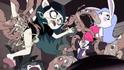claire_(the_summoning), edgar_(the_summoning), ex_(welcome_to_doozy), cartoon_hangover, frederator_studios
