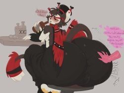 angel_dust_(hazbin_hotel), husk_(hazbin_hotel), hazbin_hotel, zombvie00, 1boy