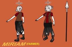 exorcist_(hazbin_hotel), hazbin_hotel_oc, helluva_boss_oc, miriam_(blindpeacockdraws), original_character