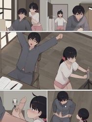original, pepper0, 1boy, 1girl, black_hair