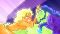 mayday_(no_straight_roads), zuke_(no_straight_roads), no_straight_roads, tu_nsfw_(artist), after_sex