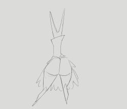 hornet_(hollow_knight), hollow_knight, gobsmacker, 1girls, ass