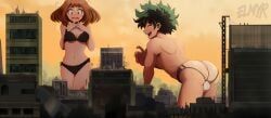 izuku_midoriya, ochako_uraraka, my_hero_academia, elmyr, accidental_circumstance