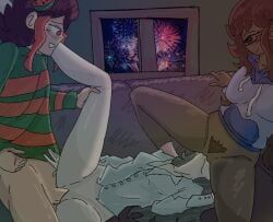 april_(rndmpa), melongod77, moonflower_(sona), new_year, undertale
