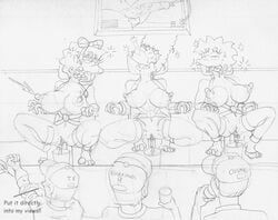 lisa_simpson, maggie_simpson, marge_simpson, the_simpsons, the_fear