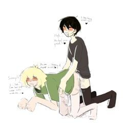 basil_(omori), sunflower_(omori), sunny_(omori), omori, anal