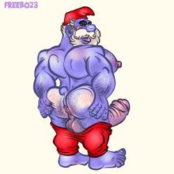papa_smurf, the_smurfs, freebo23, 1boy, ass
