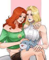 emma_frost, emma_frost_(marvel_rivals), jean_grey, jeff_the_land_shark, phoenix_(marvel_rivals)