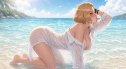 nina_williams, tekken, tekken_8, beach, shirt