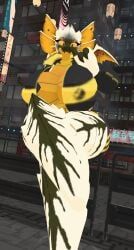 hunter-chan_(arzyparzy), helldivers_2, vrchat, anthro, big_breasts