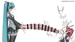 hatsune_miku, hatsune_miku_(original), kasane_teto, kasane_teto_(utau), miku_hatsune