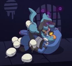 croagunk, generation_4_pokemon, pokemon_(species), riolu, nintendo