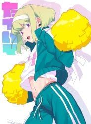lio_fotia, promare, 1boy, 1femboy, androgynous