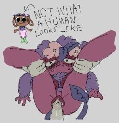 bassie_(dandy's_world), toon_(dandy's_world), blushcrunch_studio, dandy's_world, animal_genitalia