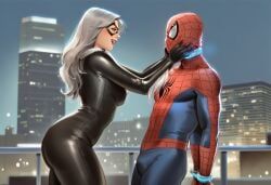black_cat_(marvel), felicia_hardy, peter_parker, spider-man, marvel