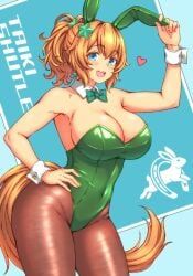 taiki_shuttle_(umamusume), umamusume, umamusume_pretty_derby, big_breasts, blonde_hair