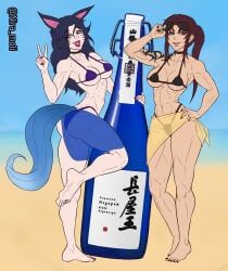 ahri, ahri_(league_of_legends), revy, revy_(black_lagoon), black_lagoon