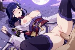 raiden_shogun, genshin_impact, patreon, digitalwaifugallery, 1boy