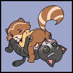 chillhop_raccoon, talking_tom, talking_friends, talking_tom_and_friends_(series), muffinlewds