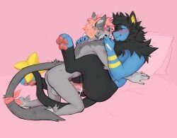 braixen, generation_4_pokemon, generation_6_pokemon, hybrid_pokemon, lucario