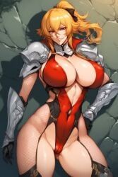 jean_gunnhildr, genshin_impact, taimanin_(series), absoluteai, 1girls
