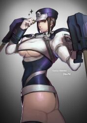 solis_r8000, groove_on_fight, power_instinct, 1girls, ass