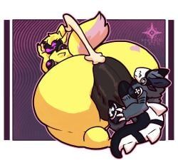 protogen, sockstepprotogen, kokoro-doll, anthro, anus