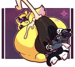 protogen, sockstepprotogen, kokoro-doll, anthro, anus