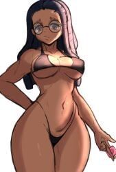 gigi_(whoopsatro), nyapii, 1girls, arm_behind_back, bikini