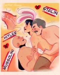 adolf_hitler, benito_mussolini, joseph_stalin, history, heil_bunny