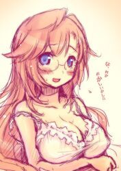 takatsuki_ichika, ano_natsu_de_matteru, blue_eyes, blush, breasts