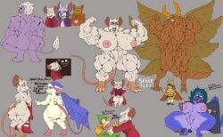 beast_mina_(mina_the_hollower), grinnsly_(mina_the_hollower), lionel_(mina_the_hollower), mina_(mina_the_hollower), thorne_(mina_the_hollower)