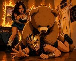 hawkgirl_(dcu), isabela_merced, olivia_rodrigo, forced, forced_sex