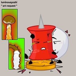 coiny, coiny_(bfdi), pin_(bfdi), snowball_(bfdi), battle_for_dream_island