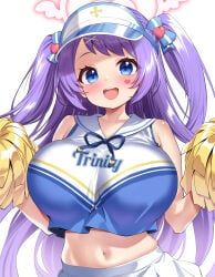 hanae_(blue_archive), hanae_(cheerleader)_(blue_archive), blue_archive, moredetale, 1girls