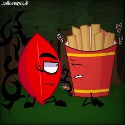 evil_leafy_(bfdi), fries_(bfdi), battle_for_dream_island, battle_for_dream_island_again, bfb