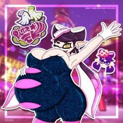 callie_(splatoon), squid_sisters, splatoon, inkloving, blue_dress
