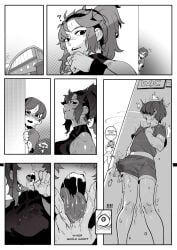 eigaka, greasymeta, 1boy, 1girls, age_difference